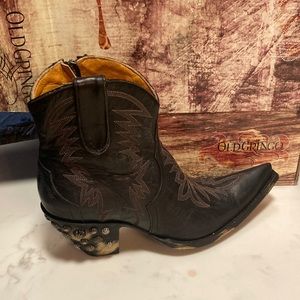 Old Gringo Moreen Short 6”, Black, 8.5B